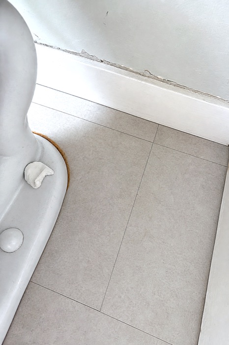 Clean bathroom tile floor after a NeatNow cleaning